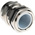 RS PRO Metallic Nickel Plated Brass Cable Gland, PG16 Thread, 8mm Min, 14mm Max, IP68