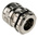 RS PRO Metallic Nickel Plated Brass Cable Gland, PG16 Thread, 8mm Min, 14mm Max, IP68