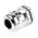 RS PRO Metallic Nickel Plated Brass Cable Gland, PG11 Thread, 5mm Min, 10mm Max, IP68