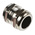 SIB SIB-TEC Series Metallic Nickel Plated Brass Cable Gland, PG21 Thread, 11mm Min, 19mm Max, IP68