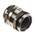 SIB SIB-TEC Series Metallic Nickel Plated Brass Cable Gland, PG21 Thread, 11mm Min, 19mm Max, IP68