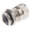 SIB SIB-TEC Series Metallic Nickel Plated Brass Cable Gland, M16 Thread, 4mm Min, 9.5mm Max, IP68