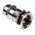 SIB WADI-TEC Series Metallic Nickel Plated Brass Cable Gland, M20 Thread, 7mm Min, 10.5mm Max, IP68