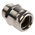 Lapp SKINDICHT Series Metallic Nickel Plated Brass Cable Gland, M25 Thread, 14mm Min, 15.8mm Max, IP68