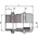 Lapp SKINTOP Series Metallic Nickel Plated Brass Cable Gland, M63 Thread, 34mm Min, 45mm Max, IP68