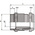 Lapp Nickel Plated Brass Cable Gland Kit, M12 Thread, 3.8mm Min, 4.8mm Max, IP68