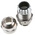 VentGLAND Series Metallic Stainless Steel Cable Gland, M20 Thread, 6mm Min, 13mm Max, IP68, IP69K