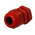 HellermannTyton NGM Series Red Nylon Cable Gland, M12 Thread, 3mm Min, 6.5mm Max, IP68