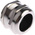 HARTING Han CGM-M Series Metallic Metal Cable Gland, M40 Thread, 22mm Min, 32mm Max, IP68