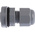 HellermannTyton NGM Series Grey Nylon Cable Gland, M12 Thread, 3mm Min, 6.5mm Max, IP68