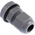 HellermannTyton NGM Series Grey Nylon Cable Gland, M12 Thread, 3mm Min, 6.5mm Max, IP68