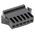 JST Male Connector Housing, 6 Way, 1 Row