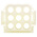 TE Connectivity, Commercial MATE-N-LOK Female Connector Housing, 6.1mm Pitch, 9 Way, 3 Row
