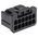 TE Connectivity, Dynamic 1000 Female Connector Housing, 2.5mm Pitch, 12 Way, 2 Row