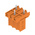 Weidmuller Female PCB Header, 3.5mm Pitch, 3 Way, 1 Row