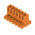 Weidmuller Female PCB Header, 3.5mm Pitch, 6 Way, 1 Row