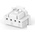 TE Connectivity, 1-2232979 Plug Connector Housing, 2mm Pitch, 4 Way, 1 Row Vertical