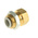 SMC Pneumatic Bulkhead Threaded-to-Tube Adapter, Push In 10 mm, Rc 1/4 Female BSPPx10mm