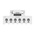 TE Connectivity, 1-2232979 Plug Connector Housing, 2mm Pitch, 6 Way, 1 Row Vertical