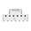TE Connectivity, 1-2232979 Plug Connector Housing, 2mm Pitch, 6 Way, 1 Row Vertical