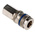 RS PRO Pneumatic Quick Connect Coupling Steel 3/8 in Threaded
