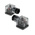 RS PRO 3P+E DIN 43650 A, Female Solenoid Valve Connector,  with Indicator Light, 24 V dc Voltage