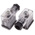 RS PRO 2P+E DIN 43650 B, Female Solenoid Valve Connector with Indicator Light, 250 V dc Voltage