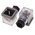 RS PRO 2P+E DIN 43650 A, Female Solenoid Valve Connector with Indicator Light, 250 V dc Voltage