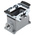 Epic Contact H-BE Heavy Duty Power Connector Housing, 10 (H-BE), 42 (H-DD) Contacts, M20 Thread