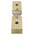 HOBUT Brass-Ended Shunt, 300 A Max, 75mV Output, ±1 % Accuracy