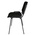 RS PRO Fabric Stacking Chair Black