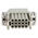 HARTING Heavy Duty Power Connector Insert, 10A, Male, Han D Series, 15 Contacts