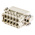 HARTING Heavy Duty Power Connector Insert, 16A, Male, Han A Series, 10 Contacts