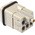 HARTING Heavy Duty Power Connector Insert, 16A, Male, Han Q Series, 6 Contacts