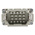 HARTING Heavy Duty Power Connector Insert, 16A, Male, Han EE Series, 18 Contacts