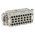 HARTING Heavy Duty Power Connector Insert, 16A, Male, Han EE Series, 32 Contacts