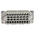 HARTING Heavy Duty Power Connector Insert, 16A, Male, Han EE Series, 32 Contacts