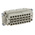 HARTING Heavy Duty Power Connector Insert, 16A, Female, Han EE Series, 32 Contacts