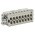 Epic Contact Heavy Duty Power Connector Insert, 14A, Male, H-A Series, 16 Contacts