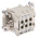 Han E Series size 16 A Connector Insert, Female, 6 Way, 16A, 500 V
