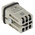 HARTING Heavy Duty Power Connector Insert, 10A, Male, Han D Series, 8 Contacts