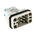 HARTING Heavy Duty Power Connector Insert, 16A, Male, Han Q Series, 8 Contacts