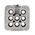 Epic Contact Heavy Duty Power Connector Insert, 10A, Female, H-D Series, 8 Contacts
