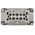 HARTING Coupler Kit, 10 Way, 16A, Female, Han E, 500 V