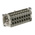 HARTING Coupler Kit, 16 Way, 16A, Female, Han E, 500 V