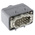 HARTING Connector Set, 10 Way, 16A, Male, Han E, 500 V