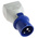 RS PRO IP20 Blue Industrial Power Connector Adapter, Rated At 16.0A, 250.0 V