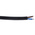 RS PRO 2 Core Power Cable, 0.5 mm², 100m, Black PVC Sheath, 2182Y, 3 A, 300 V