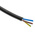 RS PRO 3 Core Power Cable, 0.5 mm², 100m, Black PVC Sheath, 2183Y, 3 A, 300 V