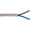 RS PRO 2 Core Power Cable, 0.75 mm², 100m, White PVC Sheath, 2182Y, 6 A, 300 V